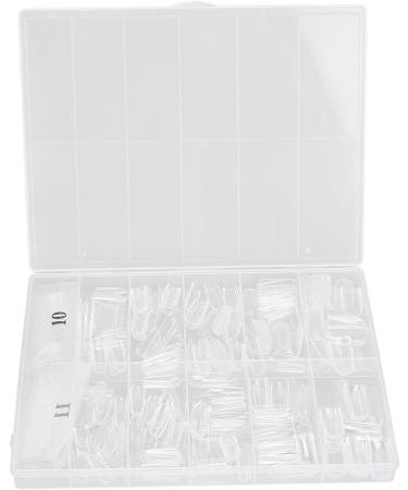 Artificial Nail Tips 504 Pieces Transparent Clear Artificial Nails Trendy for Valentine's Day (03#) - Buy Online on GoSupps.com