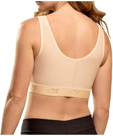 MARENA Recovery Compression Bra with Implant Stabilizer Band | Size 34/36 (M) Beige - Post Surgery Support - Buy Online on GoSupps.com