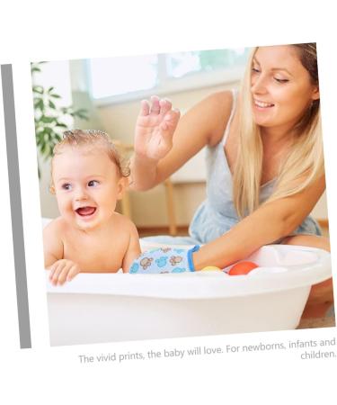 4 Pairs Kids Bath Gloves | Exfoliating Mitts for Girls | Compact Shower & Bath Skincare Tool | Baby Cotton Cleaning Towel - Buy Online on GoSupps.com