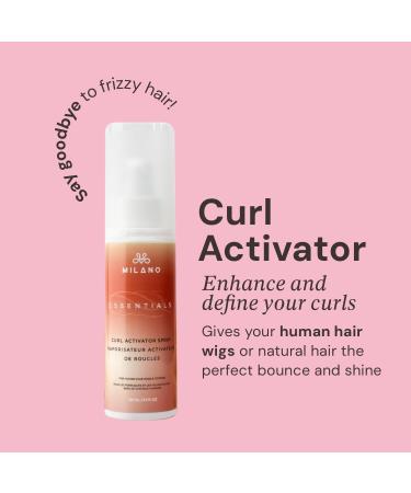 MILANO COLLECTION Curl Activator Spray - Curl Refresher for Wigs Hair Pieces & Extensions Curl Enhancer & Moisturizer Curl Activator 150ml - Buy Online on GoSupps.com
