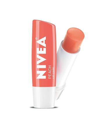 NIVEA Peach Lip Care Tinted Balm - Pack of 4 for Soft and Beautiful Lips - Buy Online on GoSupps.com