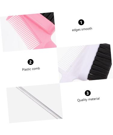 FRCOLOR Eyebrow Eyelash Brush double-headed eyebrow eyelash hair edge Eyelash Curlers Eyebrow Eyelash Grooming Tool Dual Brow Raw edge eyebrow stainless steel Double Head Brush 21x4x0.5cm Assorted Color - Buy Online on GoSupps.com