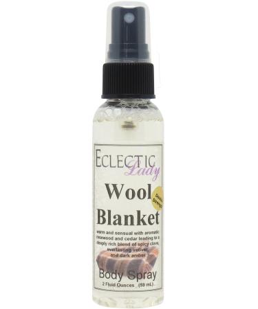 Wool Blanket Body Spray (Double Strength) 2 ounces Body Mist for Women with Clean Light & Gentle Fragrance Long Lasting Perfume with Comforting Scent for Men & Women Cologne with Soft Subtle 2 Fluid Ounces (Double Strength)