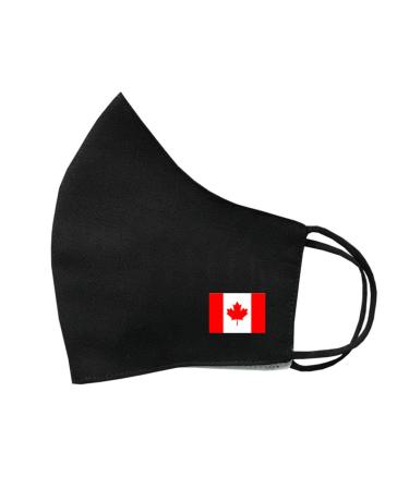SET OF 4 X Canada Flag Cotton Face Mask Protective Covering Washable Reusable Breathable Cover Canadian Flag Mask