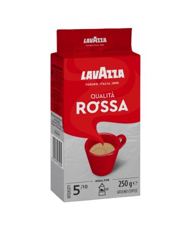 Lavazza Qualit Rossa Arabica and Robusta coffee beans with aroma notes of chocolate and dried fruit intensity 5/10 medium roasting 12 x 1 kg chocolate 250 g (12 pack) - Buy Online on GoSupps.com