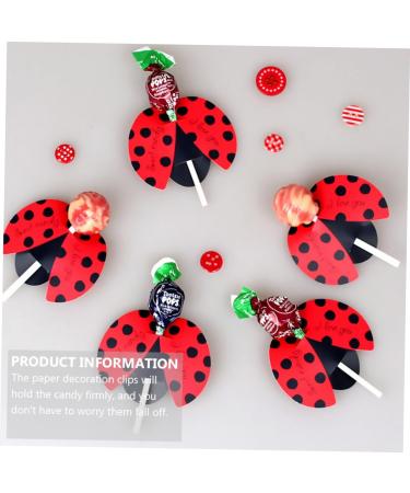  CAXUSD CAXUSD 150 x Lollipop Decorative Lollipop Cards Decorative Lollipop Decorative Lollipop Decoration Dummy Message for Lollipop Card Decorative Paper Manual - Buy Online on GoSupps.com