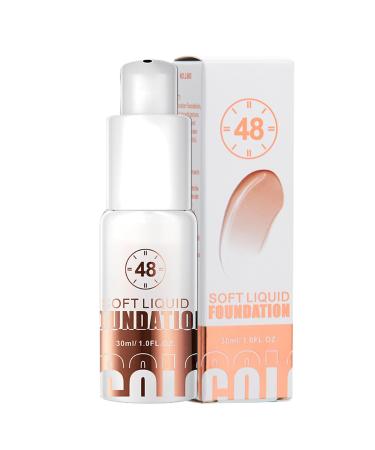 G n rique Self-Adjusting Foundation for Mature Skin - Face Concealer Foundation 30ml | Waterproof Cream Concealer Face Makeup Base