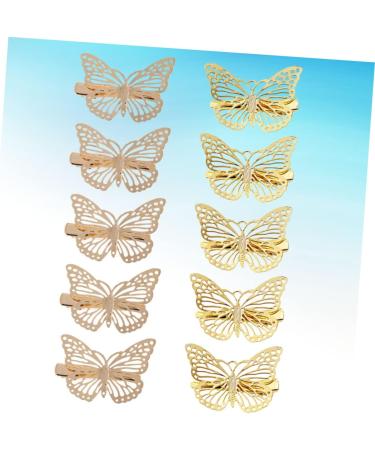 FRCOLOR Hairpin Metal Hair Clip metal hair claw clips head clip decorative hair clips Hairpins hair clips metallic hair clamps Golden hair clip Bobby Pin hollow Headdress - Buy Online on GoSupps.com