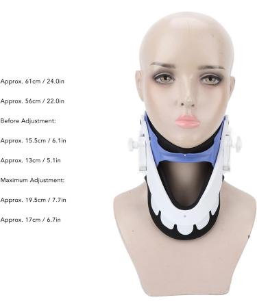 Neck Traction Device - 2 Button Adjustable Cervical Support for Home & Hospital | Breathable Neck Traction - Buy Online on GoSupps.com