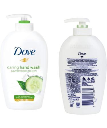 Dove Caring Hand Wash Fresh Touch Cucumber & Green Tea 8.45 Fl Oz (Pack of 6) - Gentle Cleansing and Moisturizing Hand Soap - Buy Online on GoSupps.com