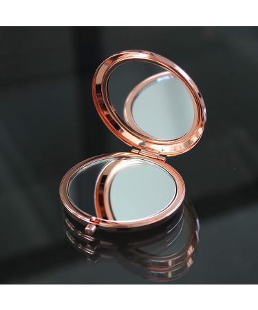 Onederful Aunt Gifts: Rose Gold Compact Makeup Mirror for Aunt | Aunt Birthday, Thanksgiving, Christmas & Mother's Day Present from Nephew/Niece - Buy Online on GoSupps.com