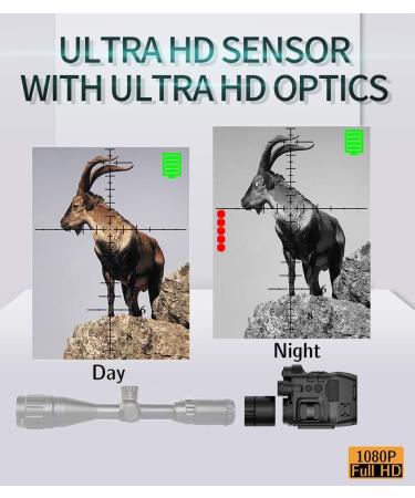 Digital Infrared Night Vision Scope with Camera & Video | 850nm & 940nm HD | Day/Night Monocular Telescope for Hunting | Night Vision Goggles - Buy Online on GoSupps.com