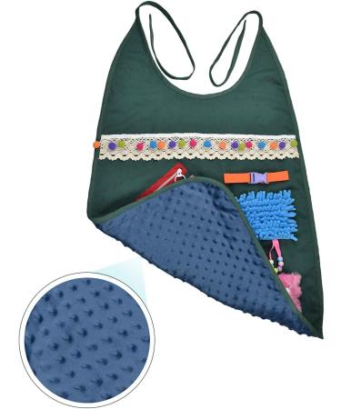 Fidget Blanket for Elderly - Therapy Activity Apron for Dementia & Alzheimer's Relief - Buy Online on GoSupps.com
