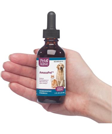 PetAlive AmazaPet Liquid - Natural Relief for Pet Anxiety and Stress - Buy Online on GoSupps.com