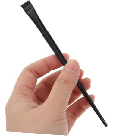 LALADEFIEE 12pcs Eyeliner Brush Eye Shadow Brush Eyeliner Makeup Tool Flat Concealer Brush Eyeliner Brush Fine 15.5x1.2x0.6cm Black - Buy Online on GoSupps.com