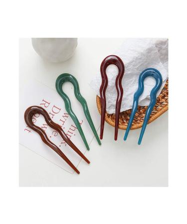 7 Pack Tortoise Shell Leopard Hair Fork Pins Chopsticks - Stylish Hair Accessories for Buns, Braids, and Twists - Buy Online on GoSupps.com