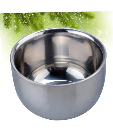 Minkissy Men's Shaving Cream Bowl - Stainless Steel Shaving Bowl with Cover | Premium Shaving Accessories for Men - Buy Online on GoSupps.com