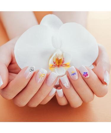 Linyuthia Nail Art Pen Set - 6 Colors Nail Polish Marker for DIY Flower & Abstract Designs - Gold, Silver, Black, White, Blue, Red - Buy Online on GoSupps.com