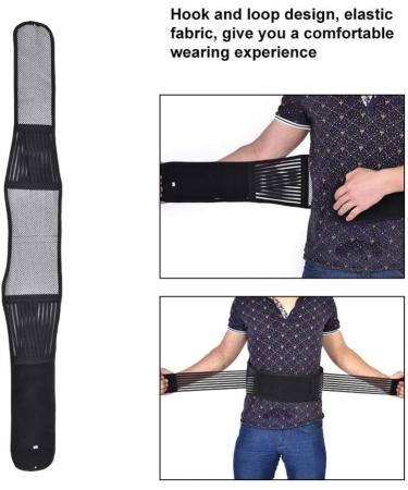 Self-Heated Magnetic Therapy Waist Belt | Breathable Back Support & Pain Relief | Large Beige - Buy Online on GoSupps.com