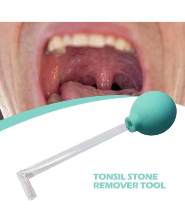 Rianpesn Mazestone Cleaning Straw - Manual Tonsil & Mouth Cleaner | Oral Care Tools for Home & Travel | Eco-Friendly Green - Buy Online on GoSupps.com