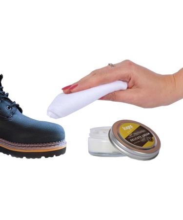 Kaps Shoe Care Cream Intensive Leather Care - Olive Green (134), Nourishing & Delicate Formula | 70 Colors - Buy Online on GoSupps.com