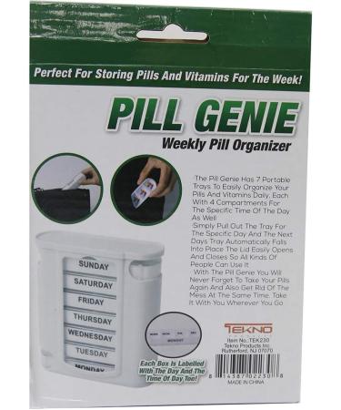Weekly Pill Organizer | Simplify Your Medication Schedule | International Shipping Available - Buy Online on GoSupps.com