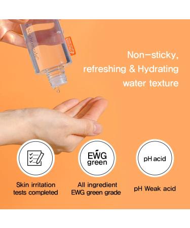 Nightingale C-Toning Clear Toner with Hyaluronic Acid & Vitamin Complex - AHA BHA PHA Niacinamide for Dull Skin - Moisturizing Brightening Hypoallergenic Korean Skin Care - Buy Online on GoSupps.com