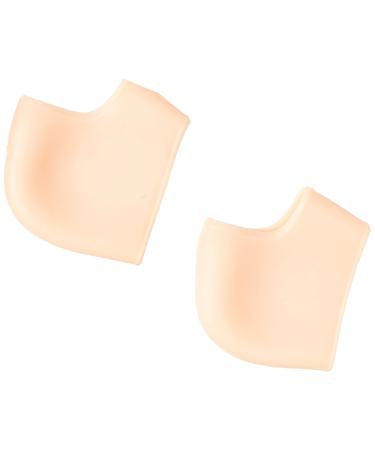Bruise Preventing Cushioned Heel Protection Gel Pad for Men 1 Pair Nude