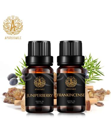 Aromatherapy Juniper Berry Essential Oil Set for Diffuser 100% Pure Frankincense Essential Oils Set for Humidifier 2x10ml 100% Pure Juniper Berry Oils Set for Air Freshener Frankincense Oils Set - Buy Online on GoSupps.com