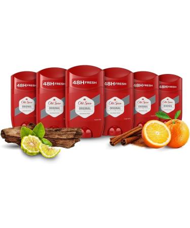 Old Spice Original Deodorant Stick Aloe Vera 6 x 50 ml