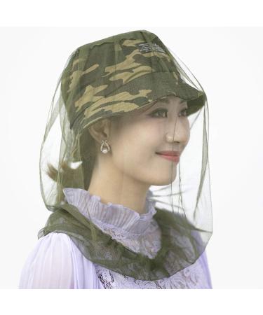 4 Pack Premium Mosquito Head Net Mesh Hat Face Netting Lightweight Durable Protective Cover Fly Insects Bugs Preventing for Camping Hiking Fishing Outdoor Activity - Buy Online on GoSupps.com