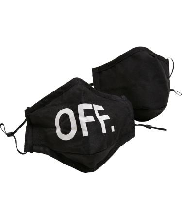 Urban Classics Unisex Face Mask OFF 2-Pack - Everyday Black Masks for All | International Shipping Available - Buy Online on GoSupps.com
