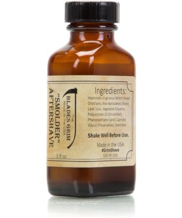 Handmade Aftershave Oil - Smolder | 100% USA Made | 3oz - International Shipping Available - Buy Online on GoSupps.com