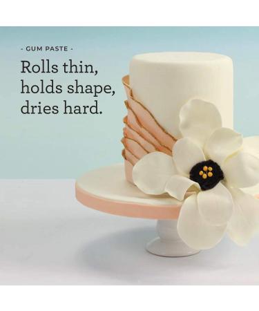 Satin Ice White Gum Paste - White - 4.4 Ounces - Buy Online on GoSupps.com