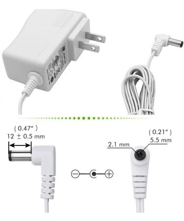 UL Listed 24V AC DC Switching Power Supply Adapter for Essential Oil Diffusers - 0.5A 0.65A - Compatible with 100ml to 500ml Aroma Diffuser Humidifiers (White - Buy Online on GoSupps.com