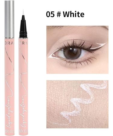 Smudge Proof Liquid Eyeliner Waterproof Eye Liner Women Precision Brush Tip Glides On Easily To Create Any Look Gel Pigments With 24-Hour Wear Lambo 05#white Tail - Buy Online on GoSupps.com