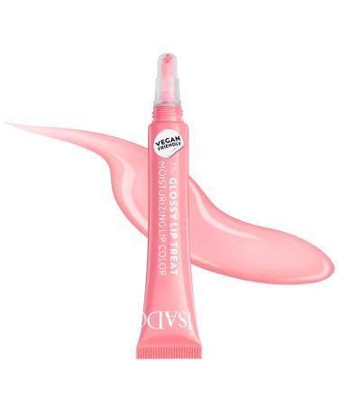 Isadora IsaDora Glossy Lip Treat Lip Gloss nourishing for plump lips stimulates collagen production unique shine without glue vegan with shea butter Pink Punch