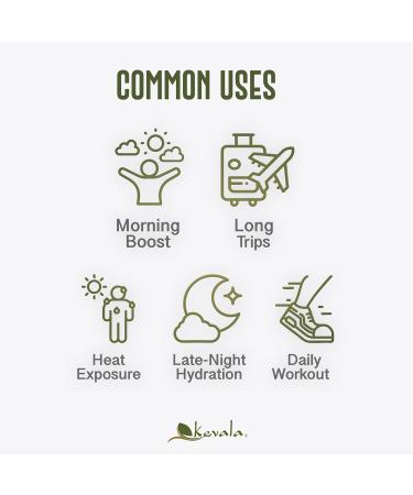 Kevala Electrolyte Hydration Drink Mix Raspberry | Sugar-Free Powder with Prebiotics & Electrolytes | Vegan, Keto, Zero Sugar | 1 Pack (14 Stick Packs) - Buy Online on GoSupps.com