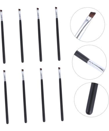 Didiseaon 12pcs Angled Eyebrow Brush Eyeliner Pencil Gel Liner Eyeliner Mini Brush Cosmetic Make up Bridegroom 16.00X0.20X0.20CM Black - Buy Online on GoSupps.com