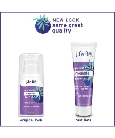 Life-Flo Progesta-Care Plus Progesterone Cream 20mg USP for Women - Supports Healthy Balance & Menopause Relief - Fragrance-Free, Paraben-Free - 4oz - Buy Online on GoSupps.com