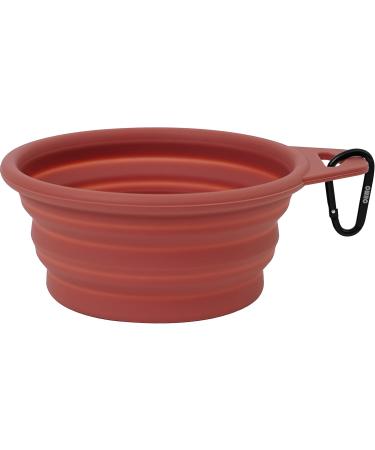 Ohmo Foldable Dog Bowl 800ml - Portable Drinking Bowl for Medium to Large Pets | Ideal for Travel Walking Camping & Hiking | Extra Thick Design - Buy Online on GoSupps.com