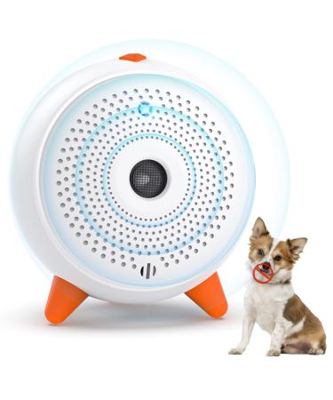 Anti Barking Device Auto Dog Deterrent Devices Stop Dog Barking Ultrasonic Dog Bark Control Anti Bark Device Dogs Stopper Safe Indoor Outdoor Dog Training Tool For Small Puppies Medium Large Dogs White#0102OPLD