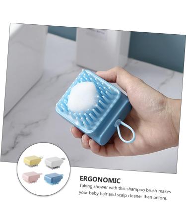 minkissy 4Pcs Scalp Massage Brush Ergonomic Design Shampoo Brush For Deep Cleansing Relaxation Suitable For Head Massage Exfoliation For Home Use Spa Experience - Buy Online on GoSupps.com