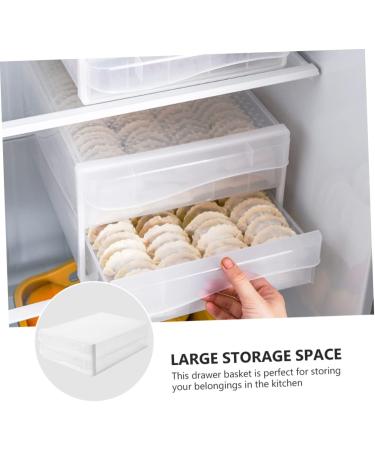 Hohopeti 1 pc Box refrigerator egg drawer fridge egg container refrigerator egg holder Transparent Color 36X26CM double-deck - Buy Online on GoSupps.com