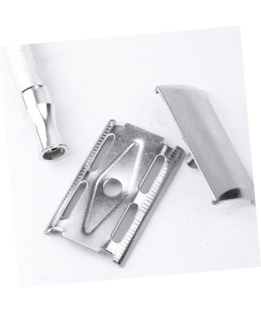 Buy Beavorty Manual Razor & Silicone Travel Bottles | Small Wallet Organizer for Men - Double-Sided Hair Razor Blade - Buy Online on GoSupps.com