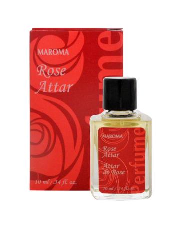 Maroma Fragrance Rose Attar .34 Fluid Ounce Rose 0.34 Fl Oz (Pack of 1)