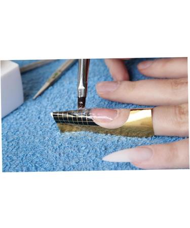 100Pcs Nail Art Tips Acrylic Nail Tips Extension Forms Guide Stickers French Nail Diy Tool Acrylic Uv Gel Tools Nail Art Stickers For Salon Or Home Use - Buy Online on GoSupps.com