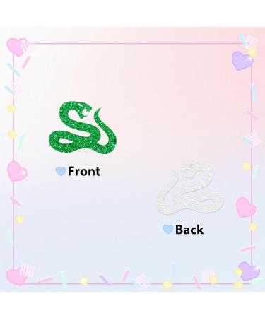 24pcs Snake Cupcake Toppers Green Glitter Snake Cupcake Decor Reptile Animal Cake Decorations for Baby Shower Reptile Pet Themed Birthday Party Decoration - Buy Online on GoSupps.com