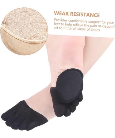 FOMIYES 6 Pairs Toeless Socks - Breathable Half Socks with Metatarsal Pads for Women | Washable & Reusable Outdoor Foot Cushions - Buy Online on GoSupps.com