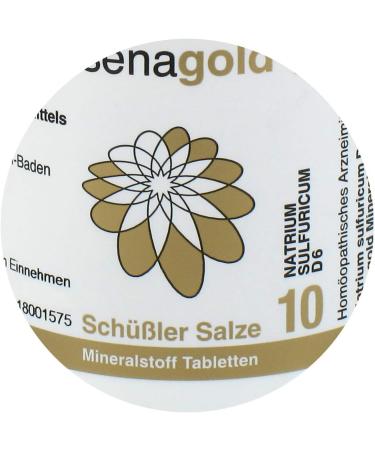 Buy Sch ssler Salt No. 10 - Natrium Sulfuricum D6 Tablets (400 pcs) | Gluten-Free | International Shipping Available - Buy Online on GoSupps.com